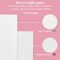 Pink Sketchbook 9x12 Cute Spiral Drawing Pad 100 Sheets for Teens Kids Girls